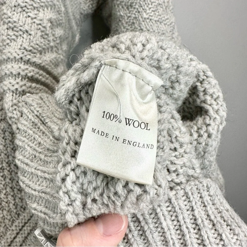 PEREGRINE Cable Knit Wool Sweater